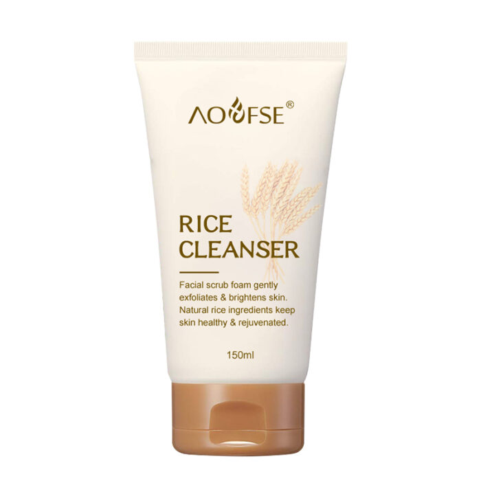 Rice Water Acne Deep Cleansing Foam Skincare Facial Cleanser - Image 2