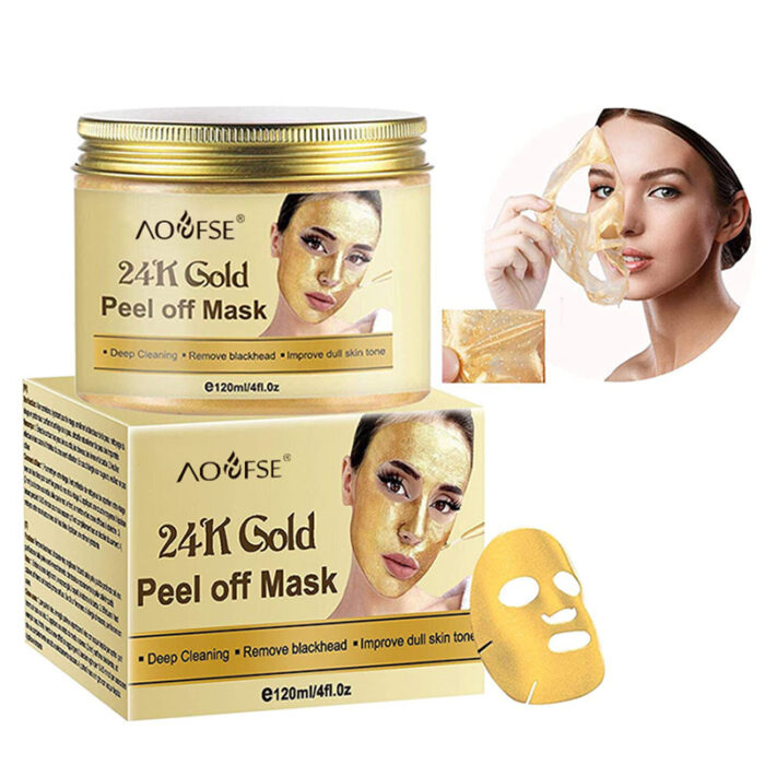 24K gold particles: powerful antioxidant, promote collagen production, brighten skin tone