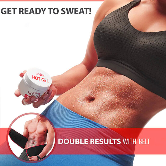 Clean the target area (such as abdomen, thighs), wipe dry and take an appropriate amount of gel.
