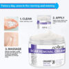 Relieve dryness and flaking in the scar area