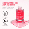 Ceramide repairs the lipid structure of the stratum corneum, soothes sensitive redness, and strengthens the fragile skin base. Vitamin E neutralizes free radicals