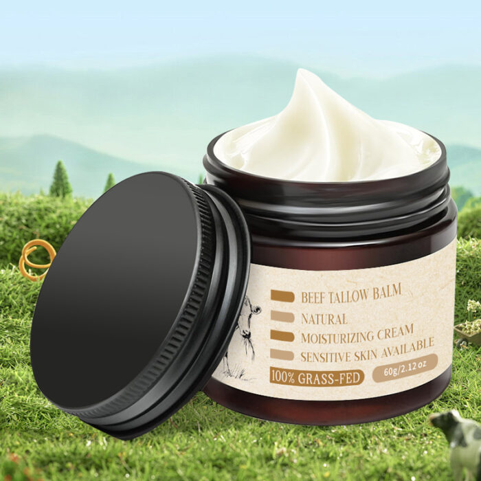Whipped Honey Tallow Face Cream – Organic Beef Tallow Balm - Image 2