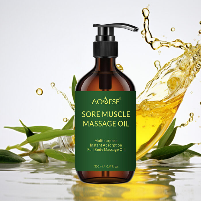 Pure Muscle Relief Massage Oil Private Label