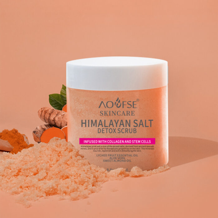 Himalayan Salt Body Scrub with Collagen Moisturizing Face - Image 3