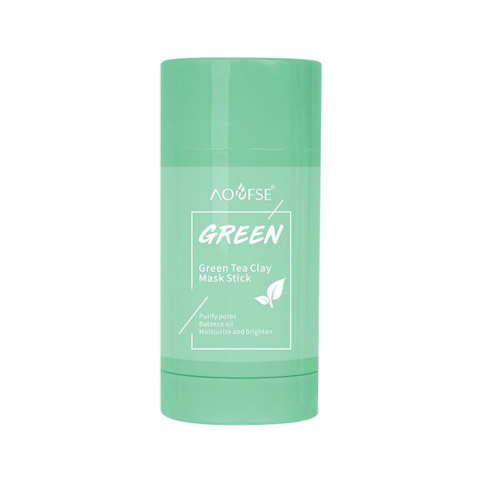 Anti Acne Clay Stick Face Mud Mask Green Tea Mask Stick - Image 4