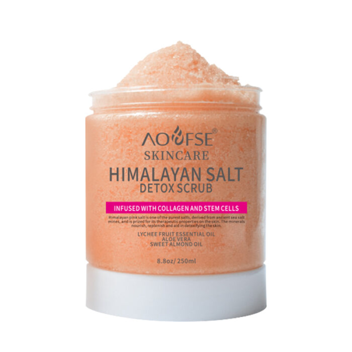 Himalayan Salt Body Scrub with Collagen Moisturizing Face - Image 2