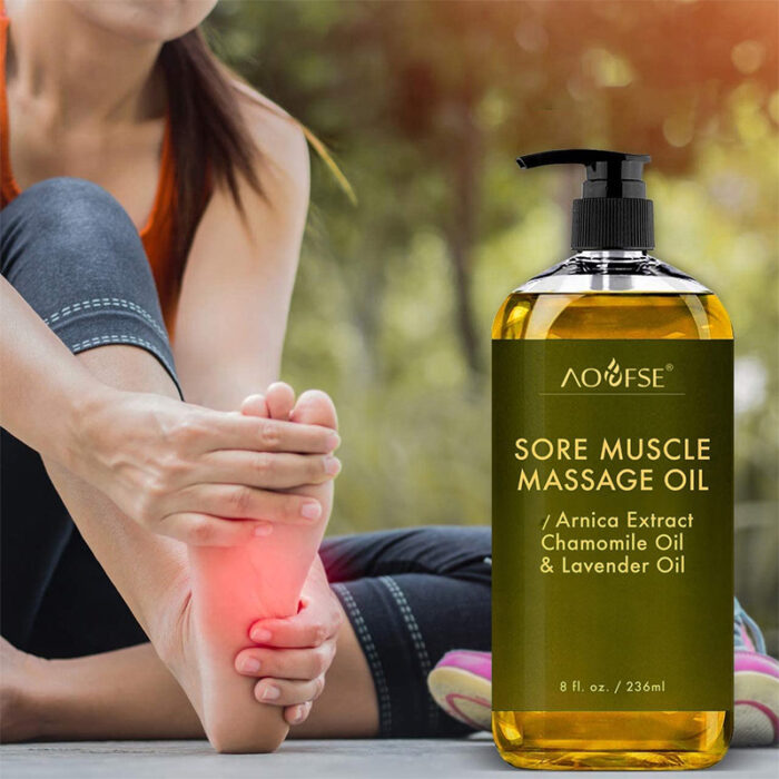Sore Muscle Massage Oil for Body Natural With Lavender Manufacturer - Image 2