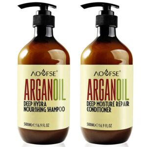 Customized Argan Oil Shampoo & Conditioner Set