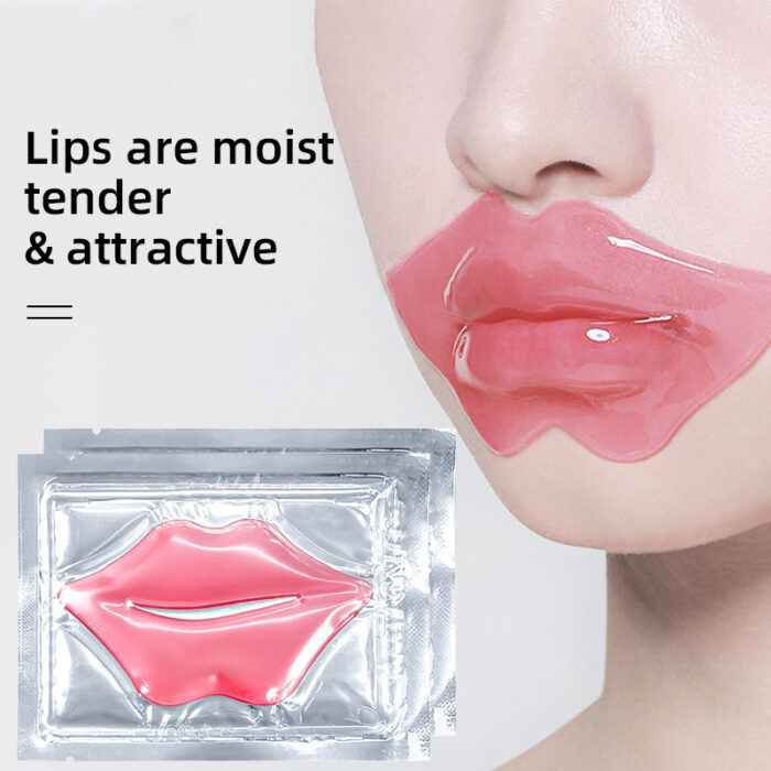 Hyaloronic Acid Hydrating Plumper Sheet Crystal Lip Mask - Image 4