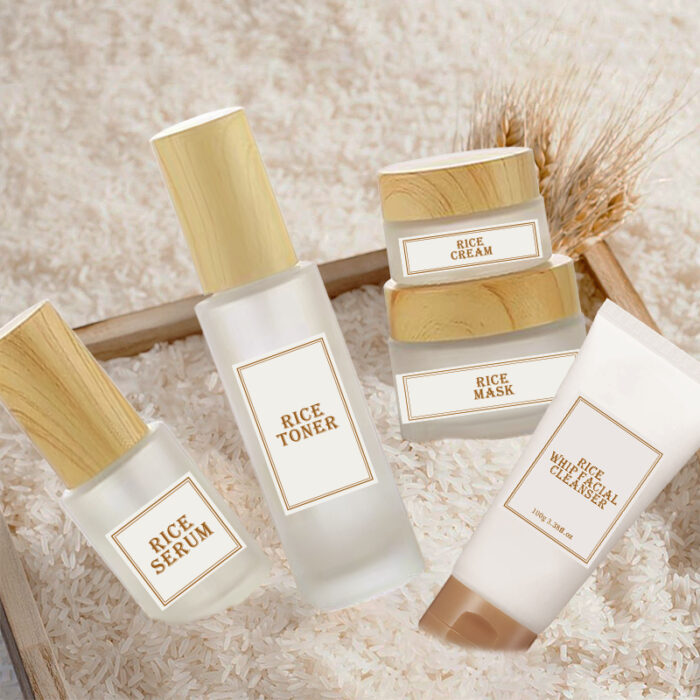 Natural Rice Water Milk Vegan Skincare Set