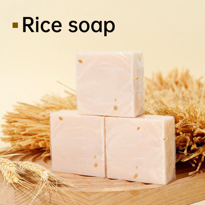 Private Label Herbal Rice Whitening Soap – Cold Processed Goat Milk Soap - Image 3