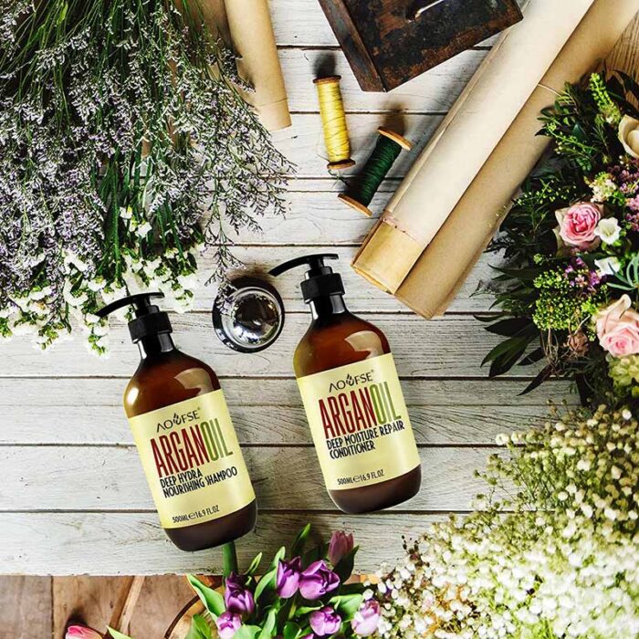 Customized Argan Oil Shampoo & Conditioner Set - Image 3