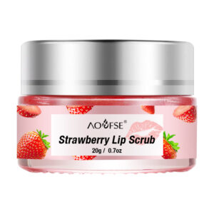 Vegan Strawberry Jojoba Oil Lip Scrub
